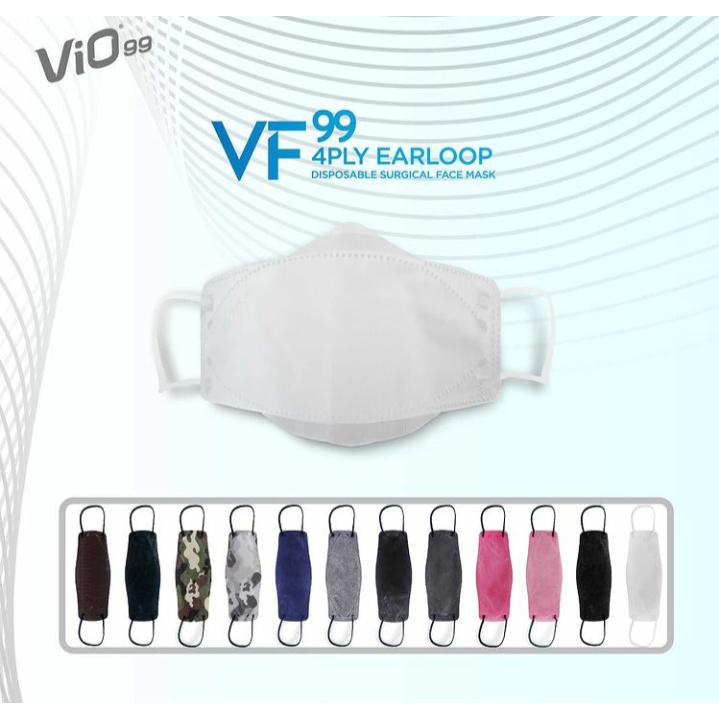 Vio Masker Medis 4Ply / Vio VF 94 / Vio Face Mask - 30'S