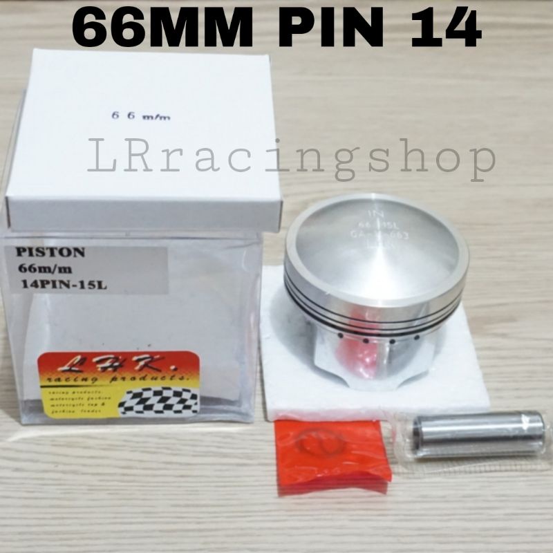 Piston LHK 66 66mm pen pin 14 set ring piston seher LHK thailand