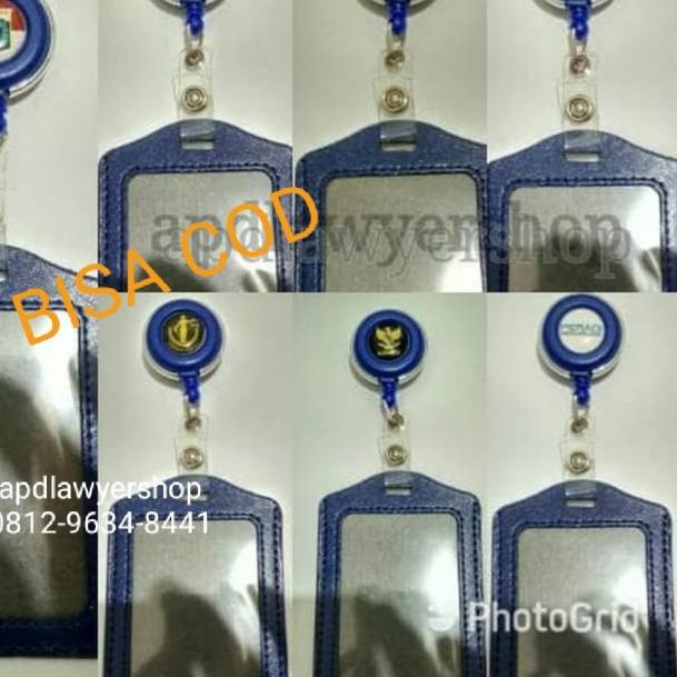 

➲ name tag id card kulit plus yoyo putar logo peradi advokat garuda dki ➫