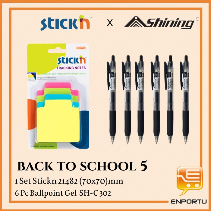 

Paket Back To School 5 / Set Alat Tulis dan Stickn Neon