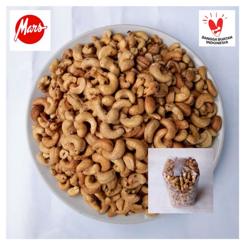 Jual Kacang Mete Goreng Asin Gurih Kemasan Kg Halal Shopee Indonesia