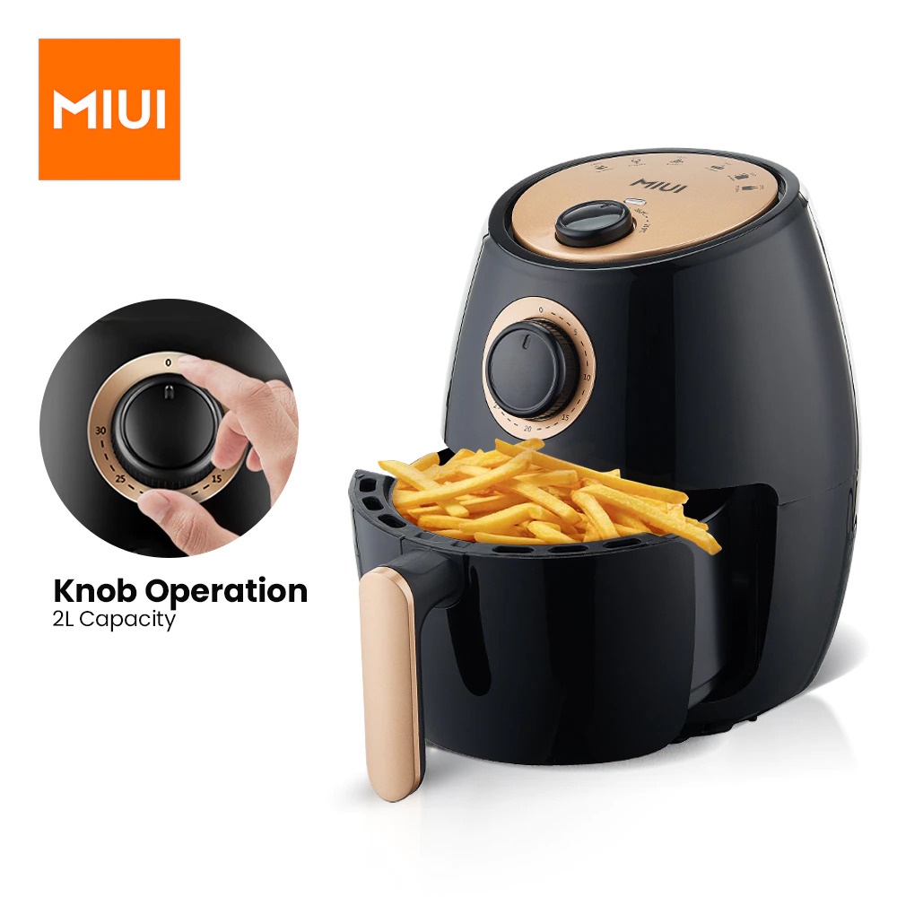 MIUI Smart Air Fryer Mesin Penggoreng Tanpa Minyak 2L - AF-8061 - Black