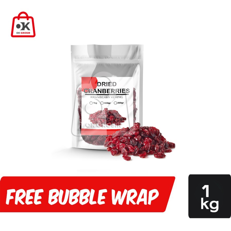 

Dried Cranberry Sweetened / Buah Cranberry Manis Kering (1 Kg)