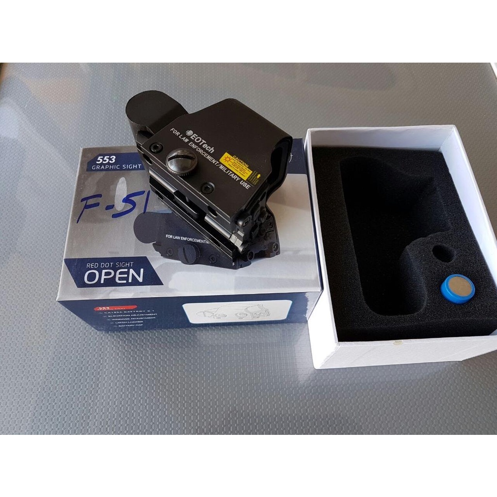 bayar ditempat - promosi - Telescopic / Holographic 553 Graphic Sight for Gun Red Dot Sight 553