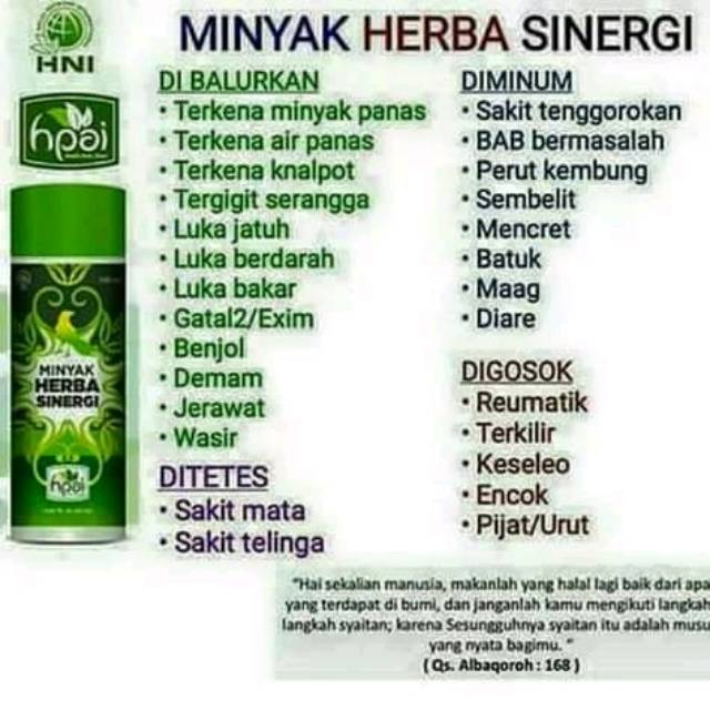 MINYAK HERBA SINERGI HPAI