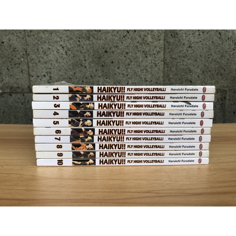 Komik Haikyuu Vol. 1-10 (SET) [unsealed]