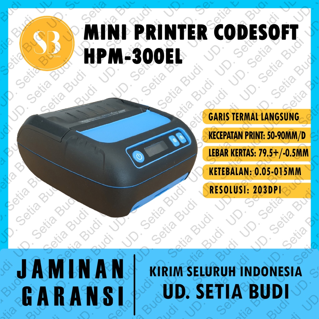 Mini Printer Codesoft HPM-300EL