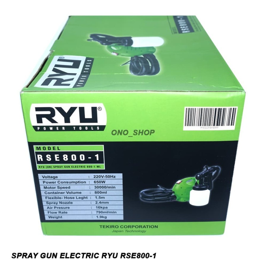 Spray Gun Electric RYU RSE800-1