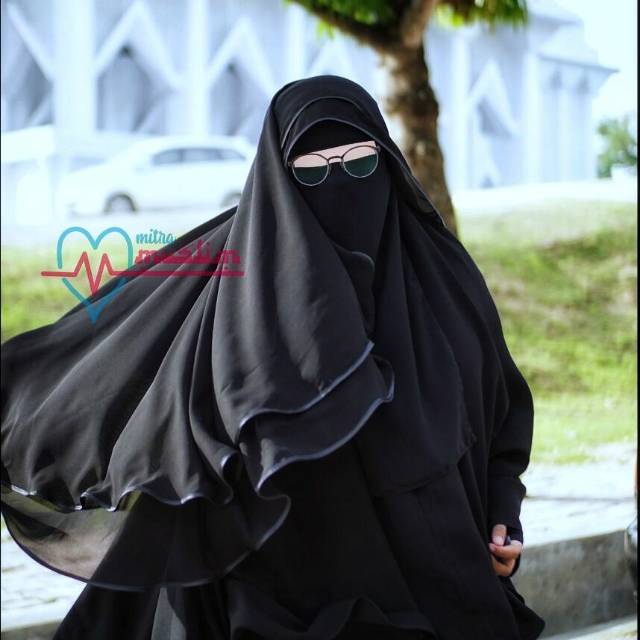 cadar veil kualitas bagus/Bahan siffon silk arab