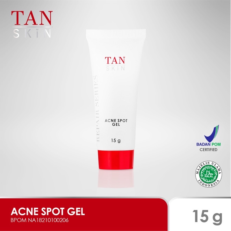 TAN SKIN Glowing Series - Acne Spot Gel 15gr (Krim Obat Penghilang Jerawat) Skincare