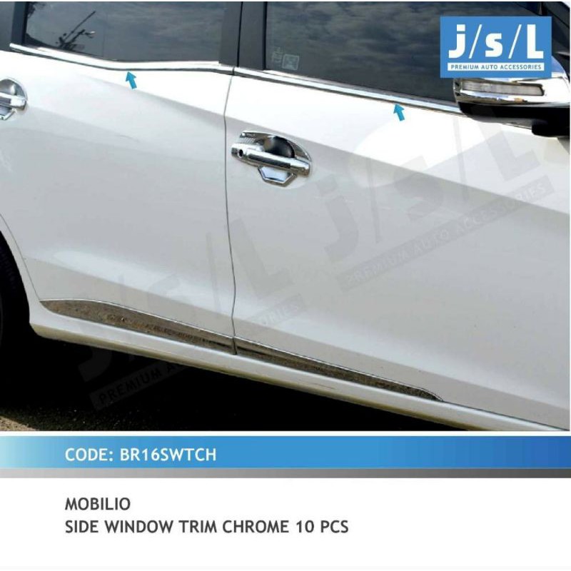 list kaca samping chrome mobilio 10 PC jsl