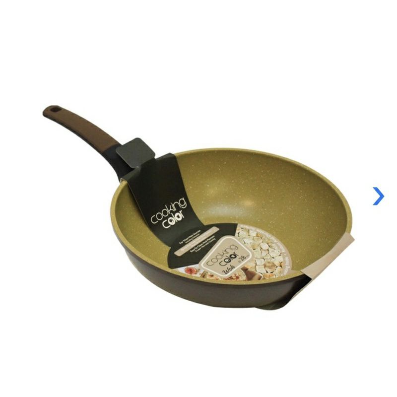 WOK PAN PENGGORENGAN KEANU 28cm COOKING COLOR WOKPAN INFORMA MURAH