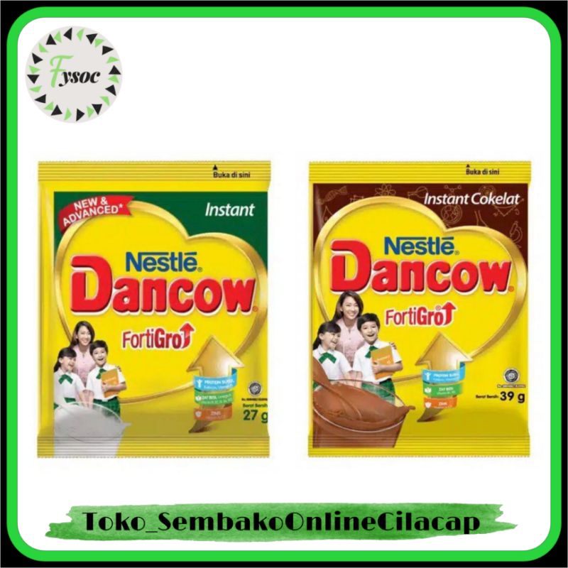 NESTLE DANCOW COKLAT PUTIH FORTIGRO SACHET