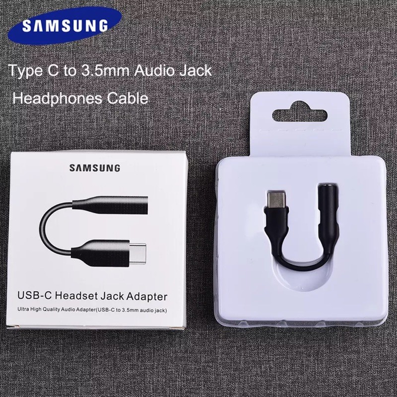 Jual Konektor Headset Samsung Type C to 3.5mm Jack Audio Converter Note