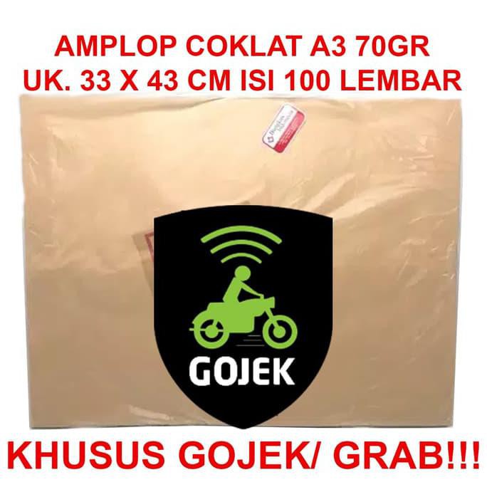 

HOT SALE|BEST SALLER Amplop Coklat A-3 isi 100lbr