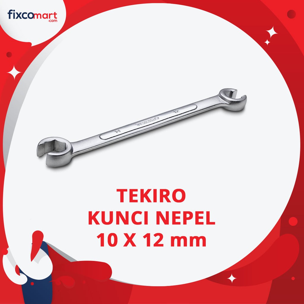 Tekiro Kunci Nepel 10 X 12 Mm / Tekiro Flare Nut Wrench