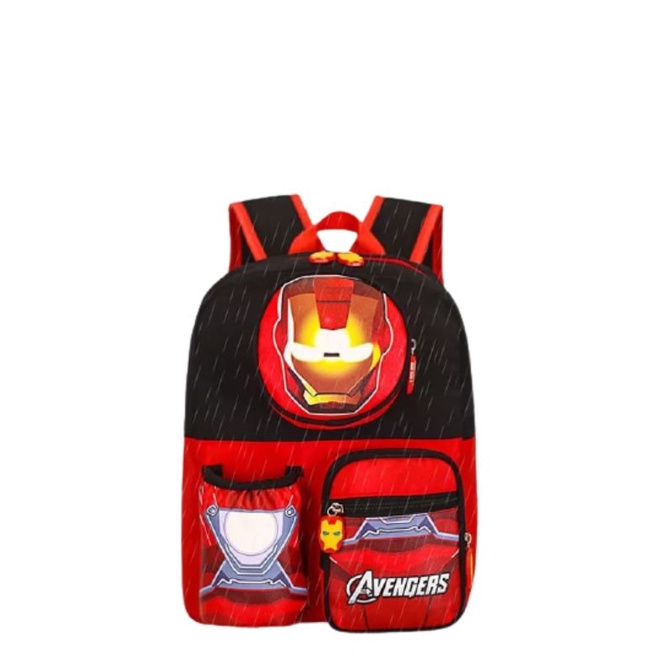 NIQABIS Tas Ransel Anak Laki Laki Marvel Tas Sekolah Anak Paud Tk SD Backpack Anak Cowok Superhero