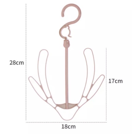 hanger sepatu gantungan jemuran sepatu sandal 2 sisi