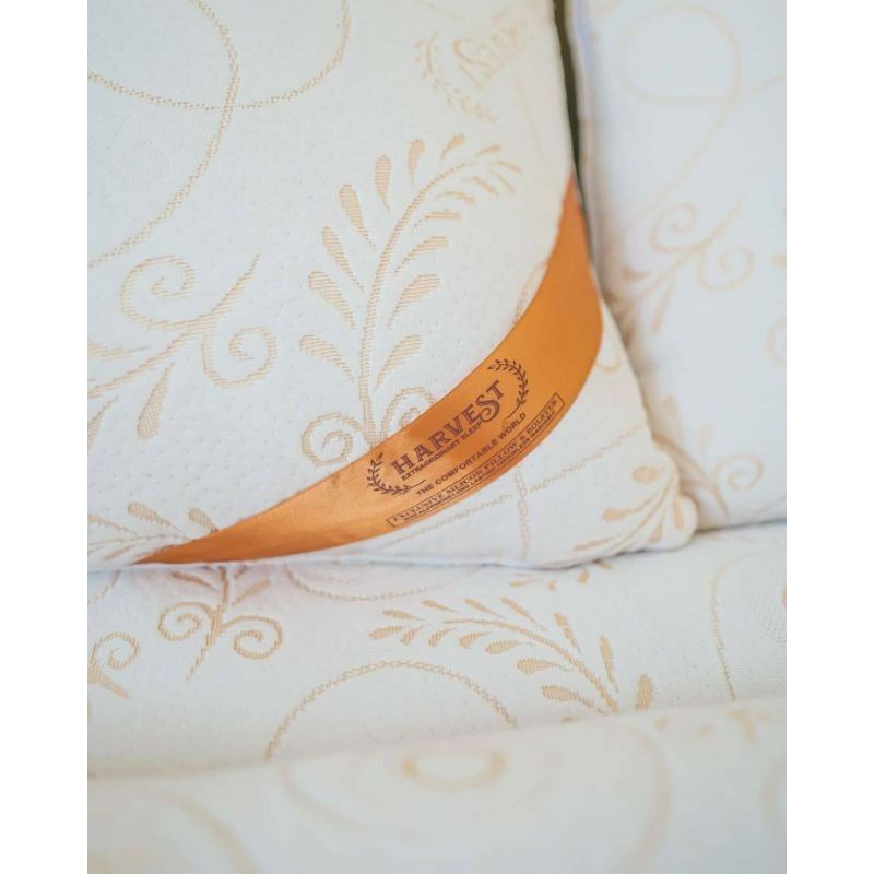 [ 1 set ] 2 bantal 1 guling promo bantal guling hotel merk harvest produk original kualitas premium