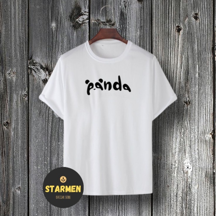 Kaos Distro Unisex PANDA Katun Combed 30s/ sablon polyflex/polyflex premium / Pakaian Pria Wanita Atasan Cowok Cewek /kaos kekinian/ kaos viral/ tshirt tumbrl tee basic/ Kaos kata kata / kaus / kaus oblong oversize kaos murah best seller ready