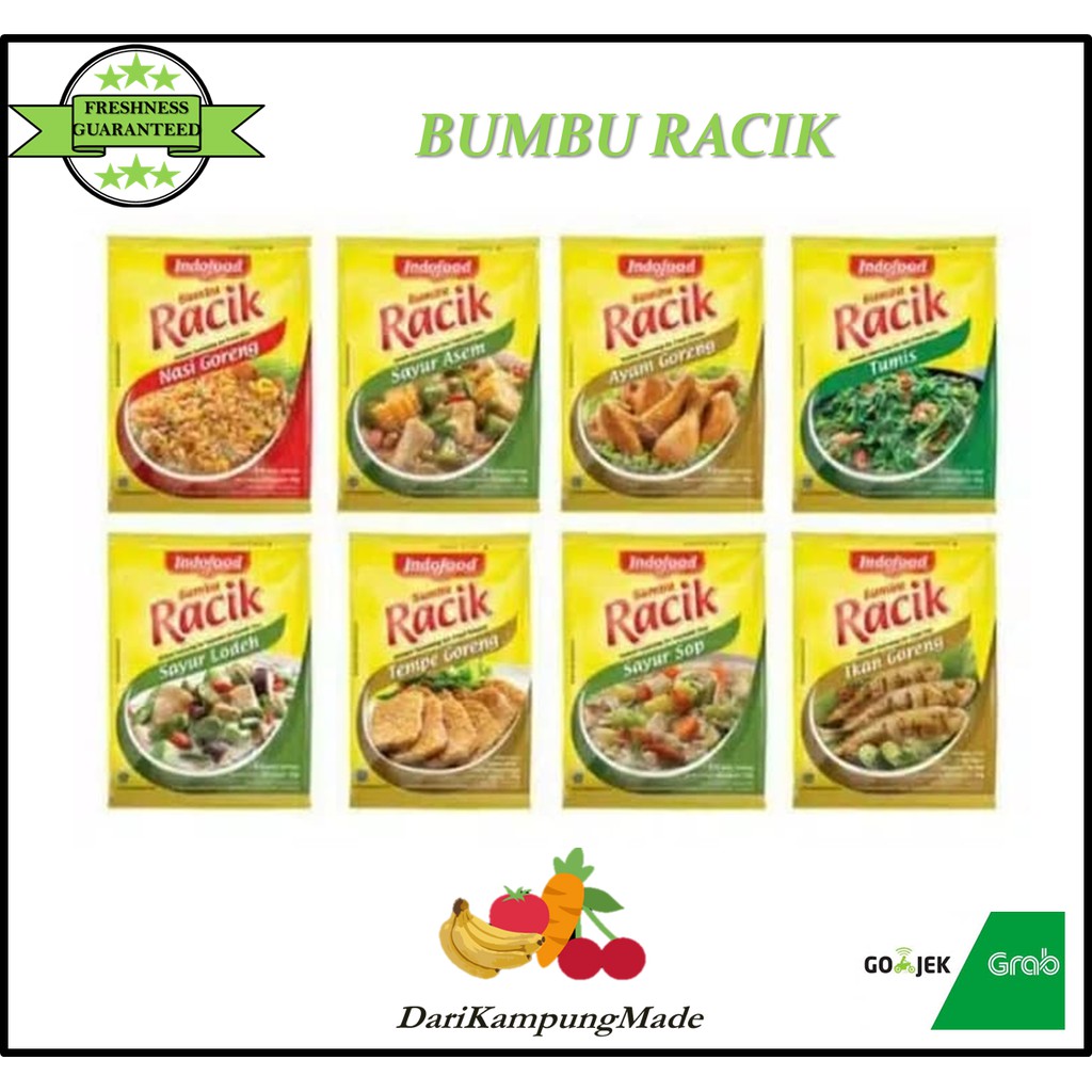 

BUMBU RACIK INDOFOOD ALL VARIAN DIJUAL PER SACHET