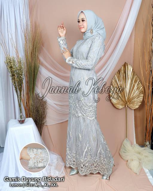 Gamis duyung bidadari//kebaya gamis//by jannah kebaya.