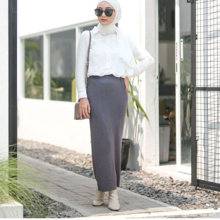 Trend - ROK SPAN RAJUT PANJANG / ROK  RAJUT / ROK SPAN KNITTED ,.