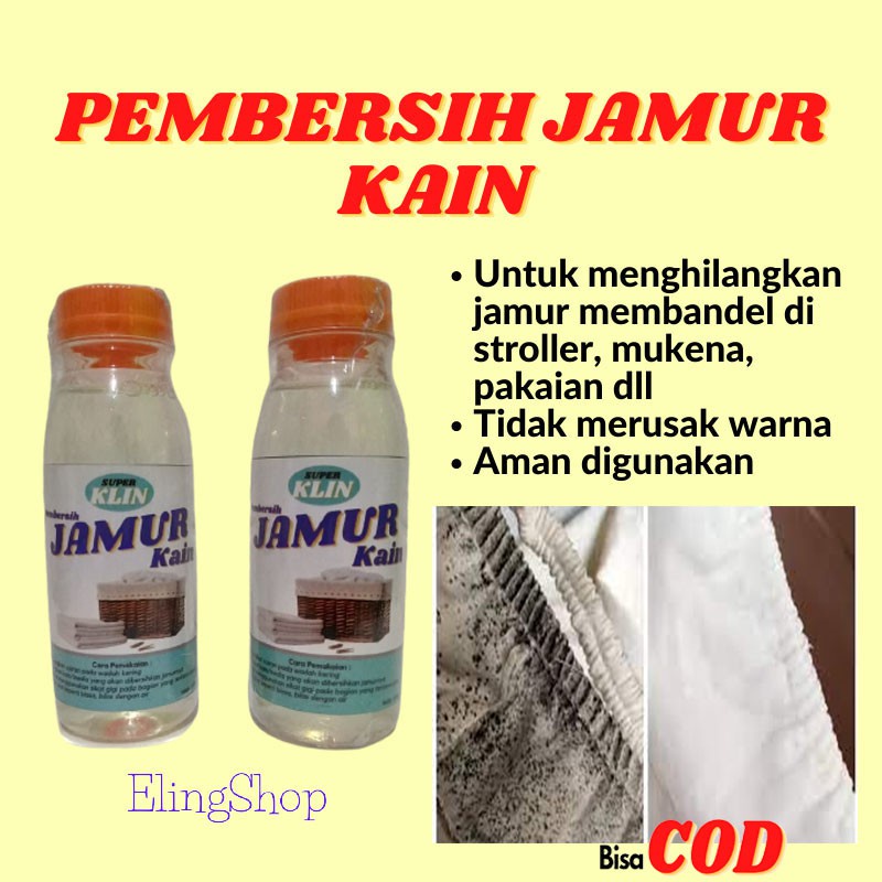 Pembersih Penghilang Noda Jamur Kain Baju Pakaian Membandel Ampuh