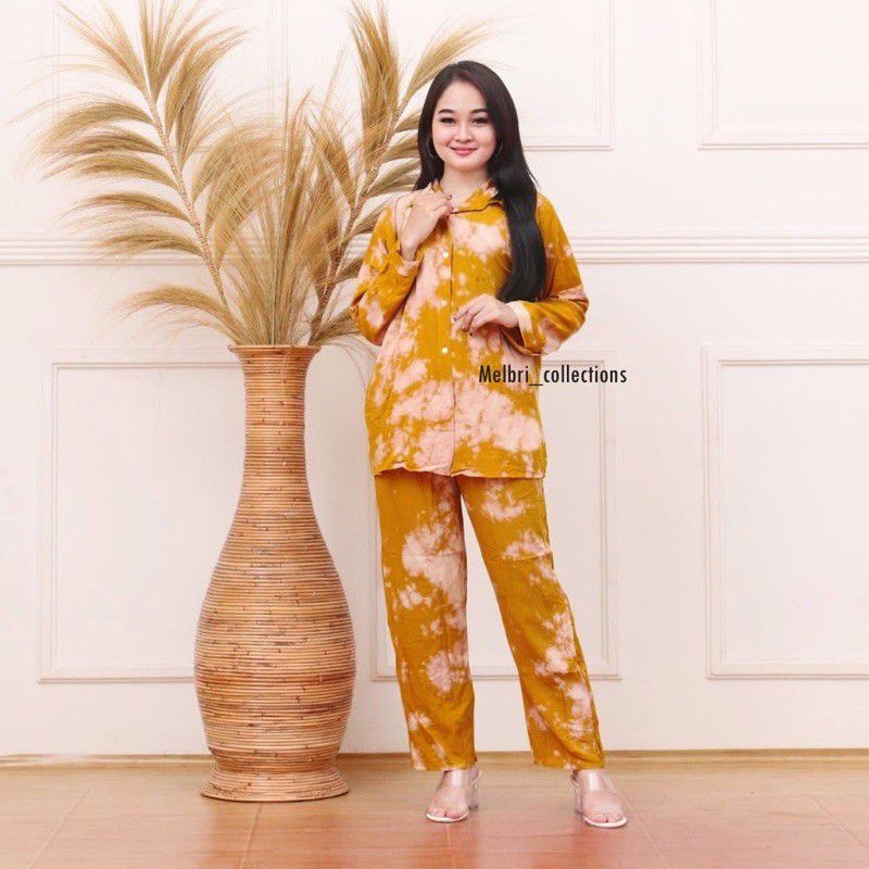 [PROMO] FELLO SET ONE / SETELAN TIE DYE / ONE SET TIE DYE SETELAN WANITA