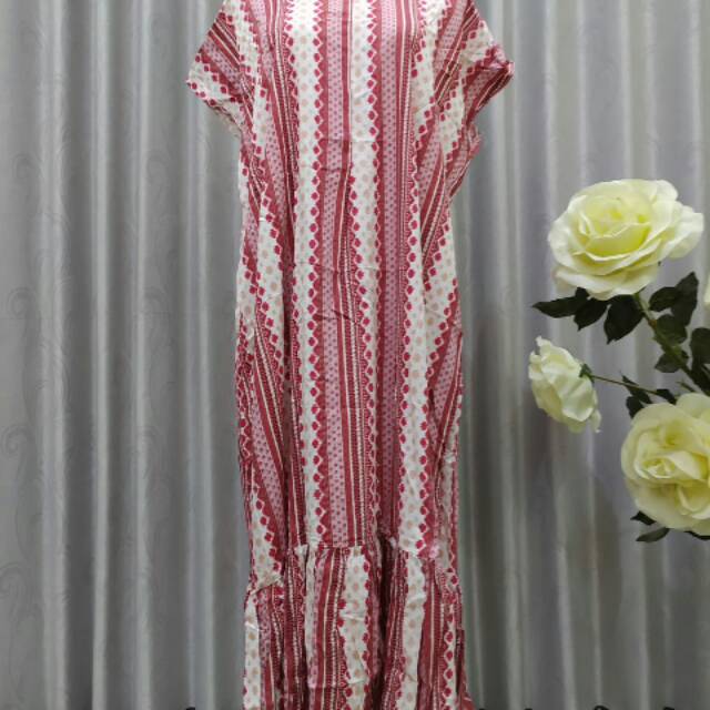 Daster Ruflle Long Busui | Teh Rizki Hikmawati