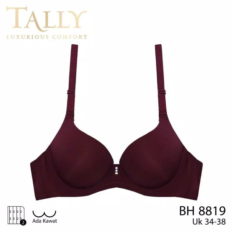 TALLY Bra Push UP POLOS 8819 Busa Tebal Berkawat CUP B