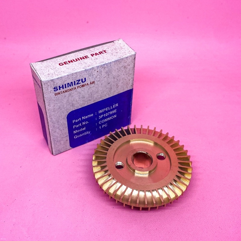 Kipas Impeller Kuningan Shimizu Ps 128 135 130 BIT ORIGINAL SPARE PART