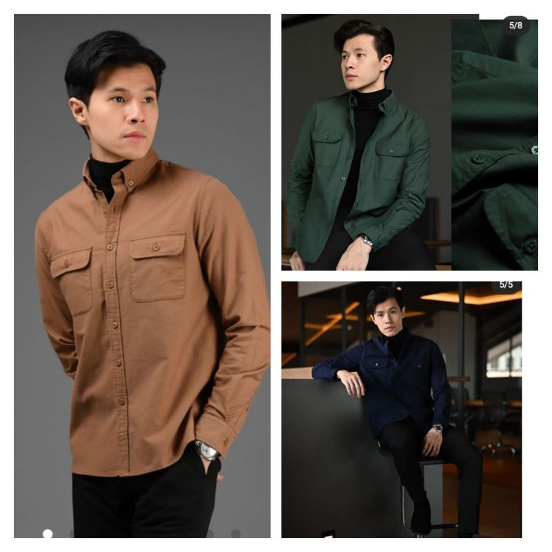 Poche oxford shirt by male.id