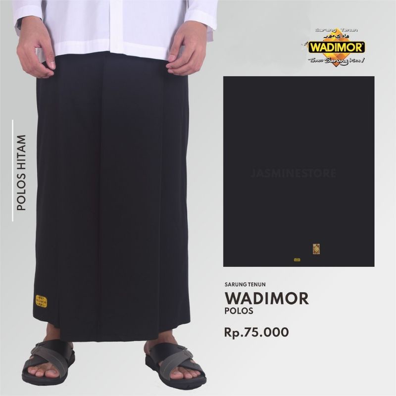 Jual Sarung Wadimor Polos Hitam Kado Suami Mantan Pacar Bingkisan Hari ...