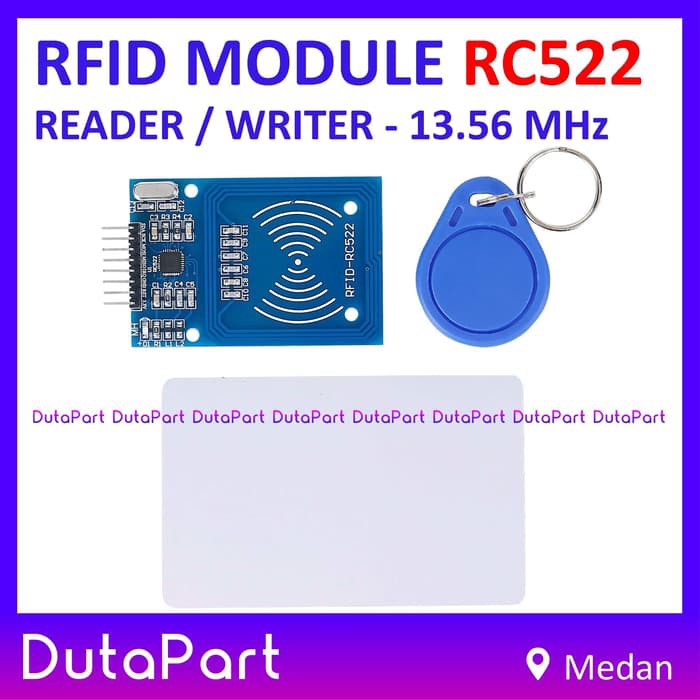 RFID RC522 Reader Writer Module Card Keychain RC-522 MFRC-522 Arduino