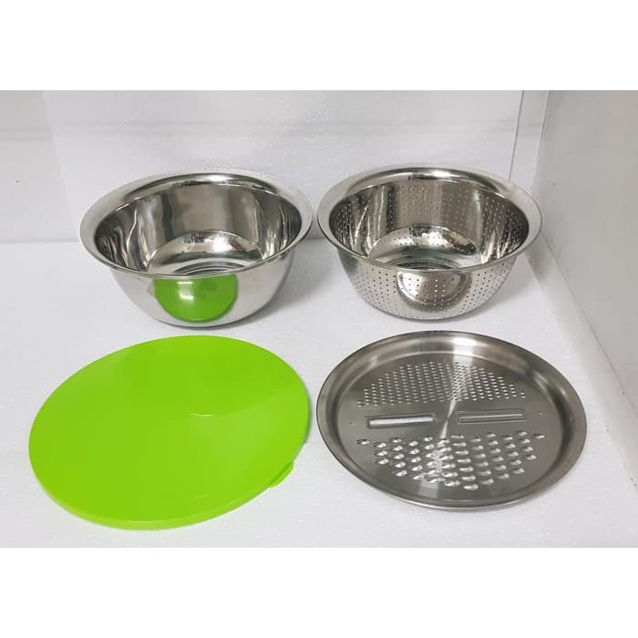 Subron Stainless Salad Bowl / Mangkuk Salad Stainless