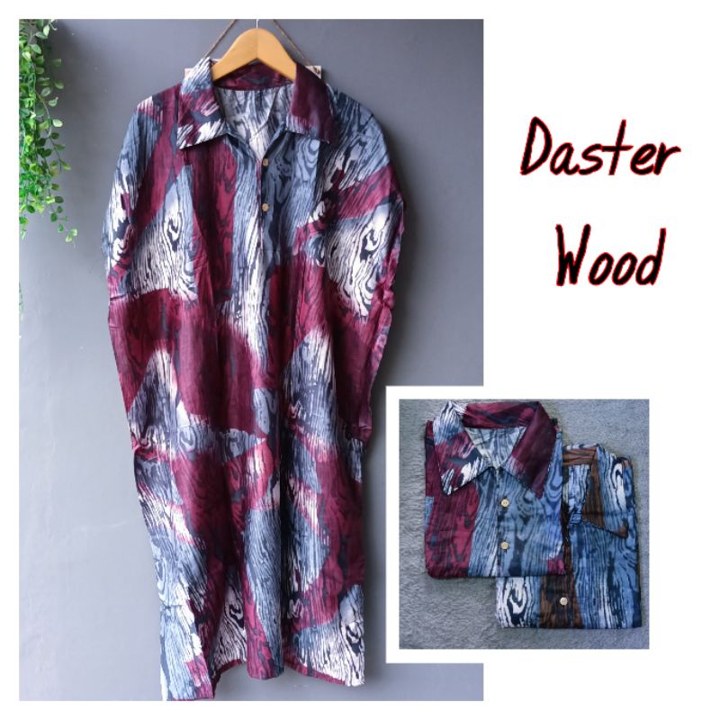 DASTER KERAH - BUSUI KAFTAN DRES ADEM KANCING DEPAN