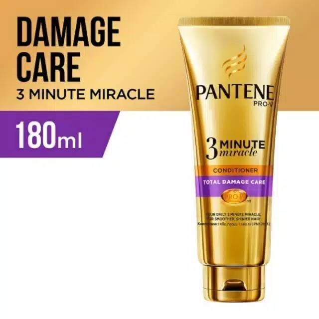 PANTENE CONDITIONER 3 MINUTE TOTAL DAMAGE CARE 180 ML