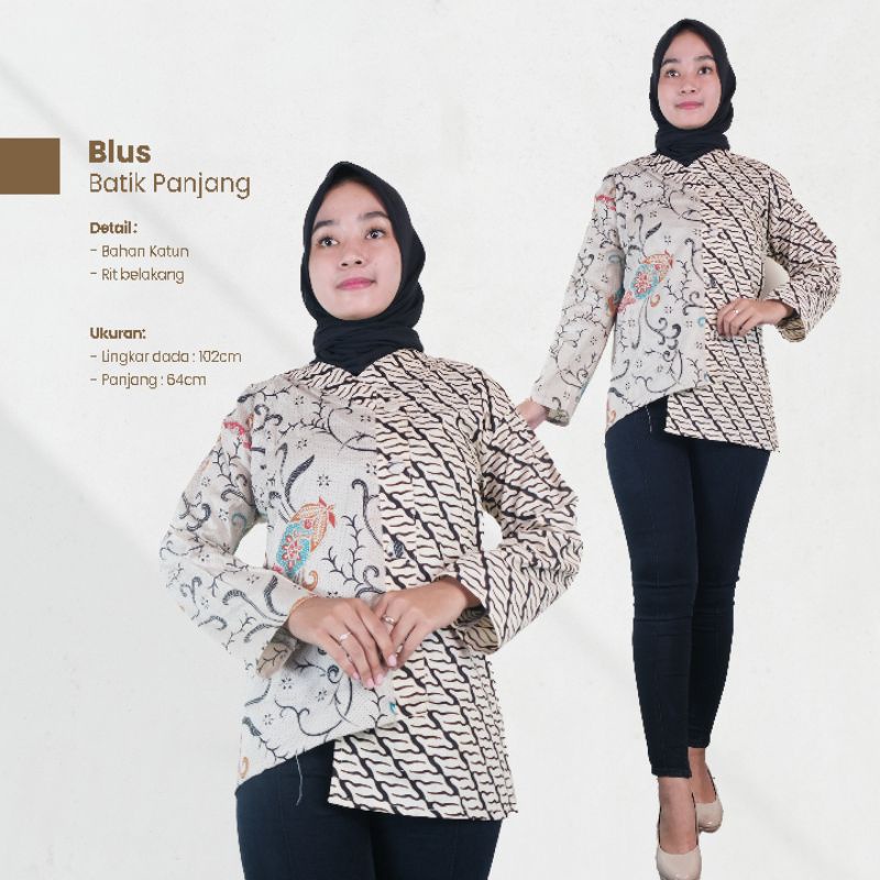 Blus Batik Panjang - NairaBatik