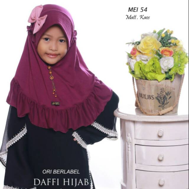 Jilbab Anak Pita Ori Daffi