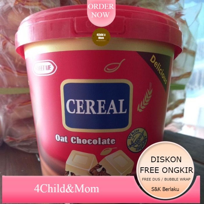 

Cereal Oat Coklat Snack Cemilan Makanan Ringan 180gr