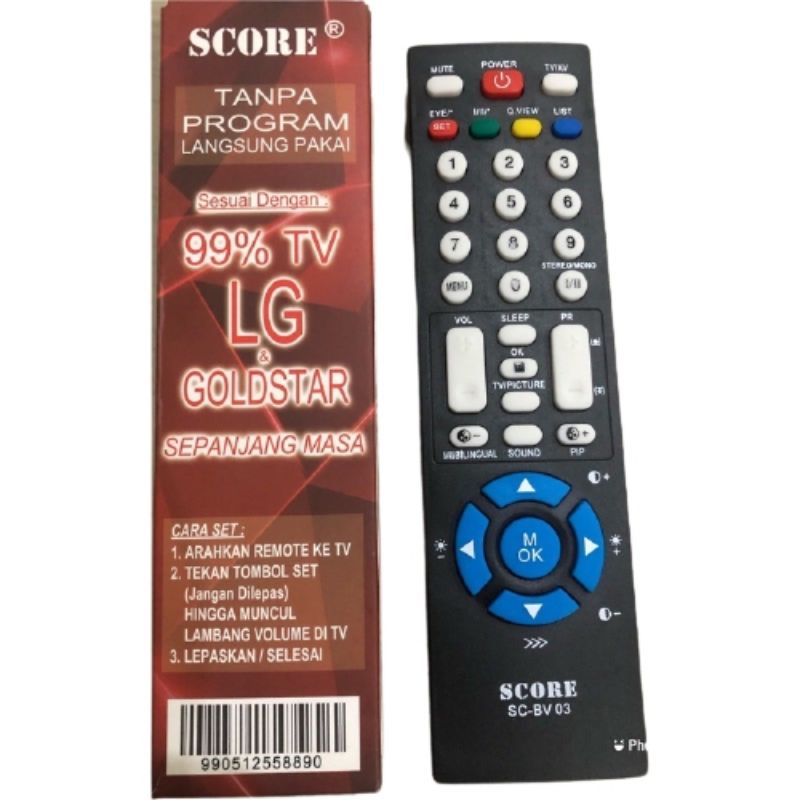 Remote TV LED LG Score BV-03