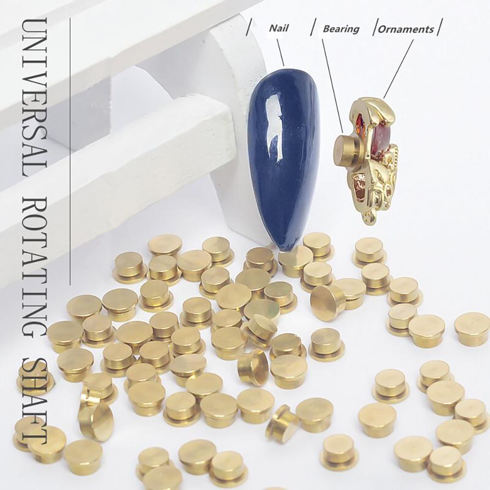 Rebuy Jewelry Bearings Tembaga Putaran Kecepatan Tinggi Universal Rotating Shaft Nail Art Dekorasi