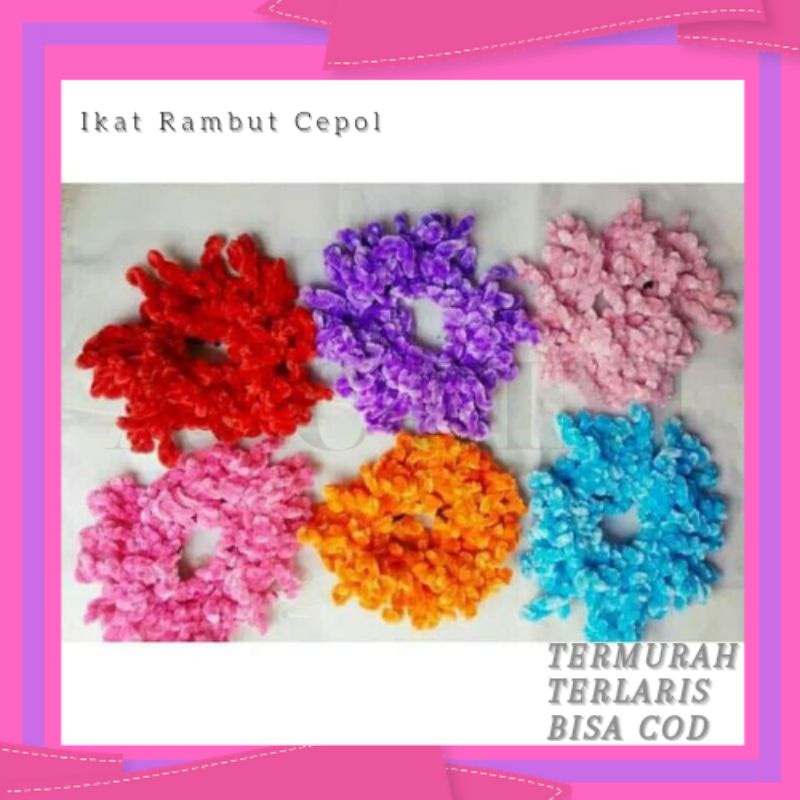 AccKini - Ikat Rambut Gurita Kunciran Ubur Mini Kunciran Hijab Cepolan Wanita Anak Dewasa Termurah