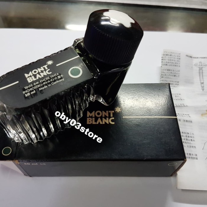 (TERLARIS) Montblanc Ink Fountain pen OriginaL-Hijau.