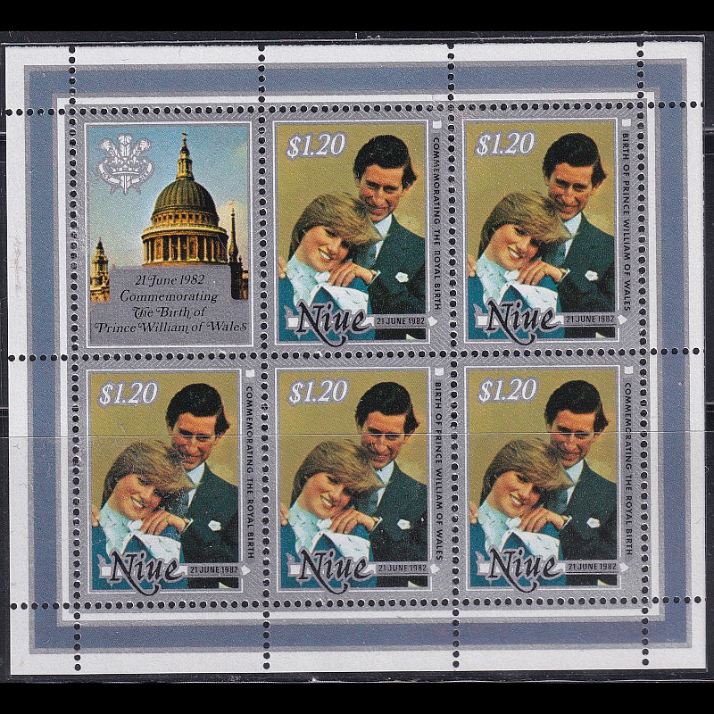 

Prangko Niue 1982 - The Birth of Prince William of Wales