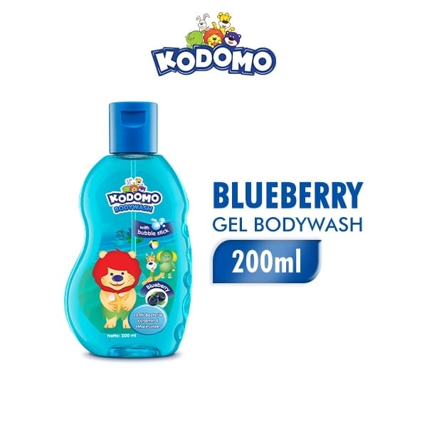 Kodomo Bodywash Botol With Bubble Stick 200ml Sabun Mandi