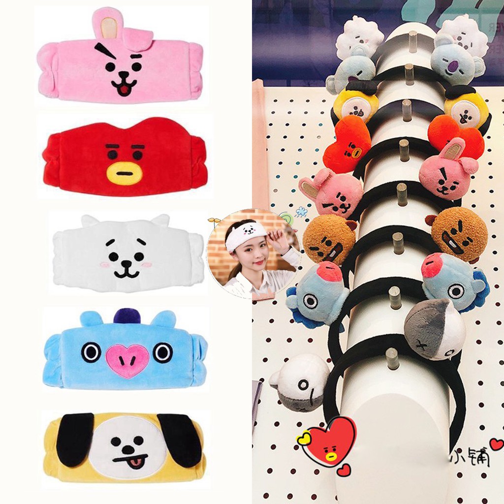 Kpop Fashion Bando dan Bandana Cuci Muka Desain BTS ...