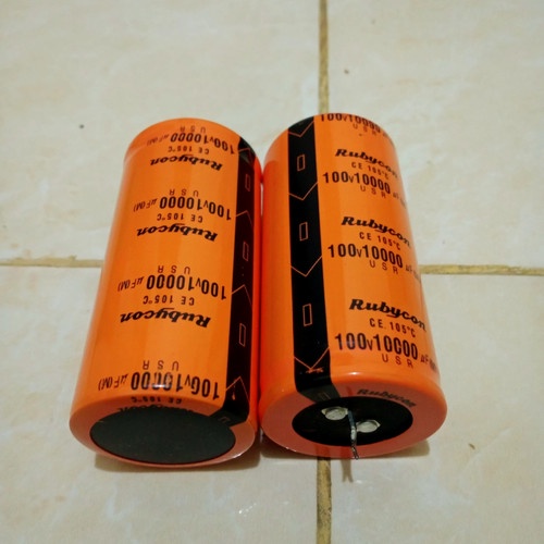ELCO RUBYCON 100vol 10000uf ORANGE