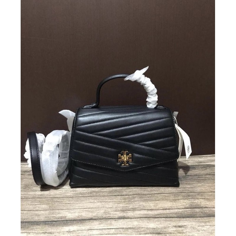 Jual Tory Burch TB Kira Top Handle Black Shopee Indonesia